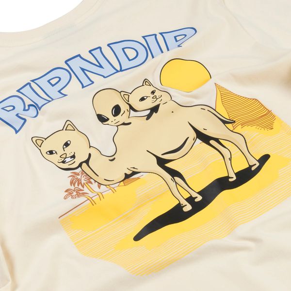 Футболка Ripndip BARNUM TEE Natural RNDFAL24155 фото