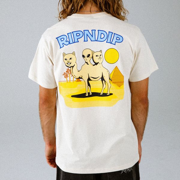 Футболка Ripndip BARNUM TEE Natural RNDFAL24155 фото