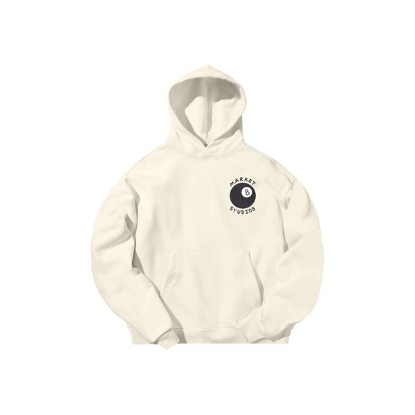 Худі Market EIGHT BALL HOODIE natural MKT26Q1-HD0598-00598 фото
