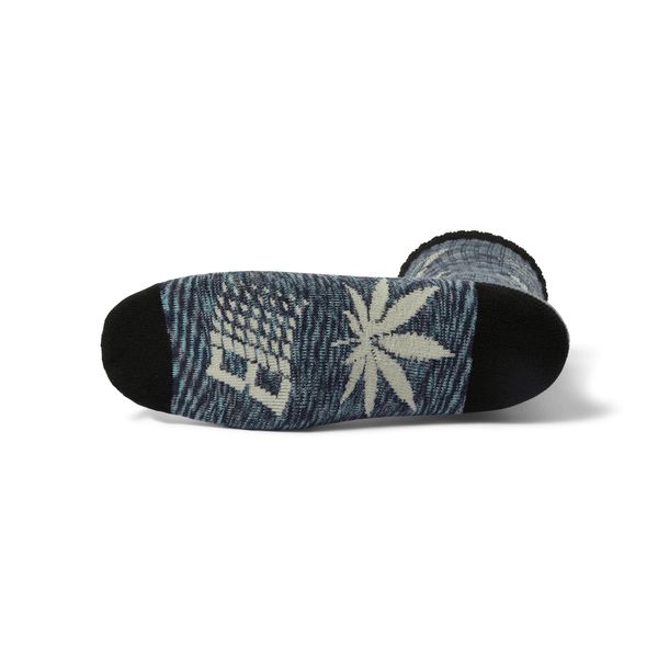 Шкарпетки HUF X BRONZE PLANTLIFE MARLED SOCK black sk00900-black фото