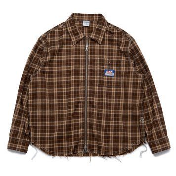 Сорочка Victoria Hk PLAID ZIP SHIRT brown 2622006-BROW фото
