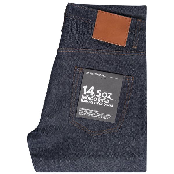 Джинси Unbranded Brand RELAXED TAPERED FIT Indigo Selvedge UB601 фото