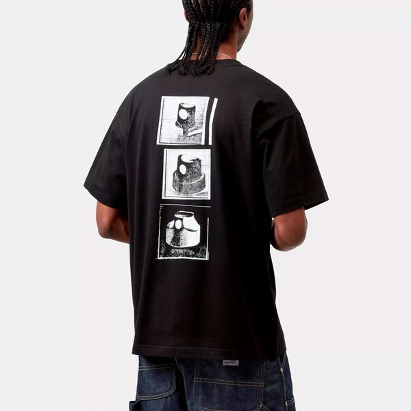 Футболка Carhartt WIP S/S CAPS T-SHIRT black I036012.89XX фото