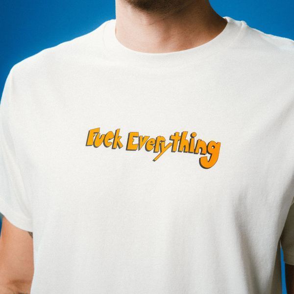 Футболка Ripndip FUCK EVERYTHING TEE bone RNDFALL26149 фото