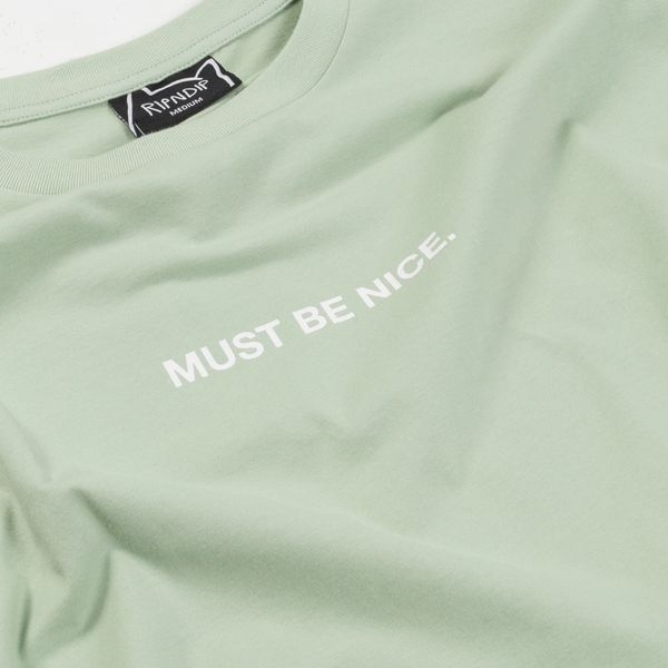 Футболка Ripndip MUST BE NICE TEE Sage RNDSUM24155 фото