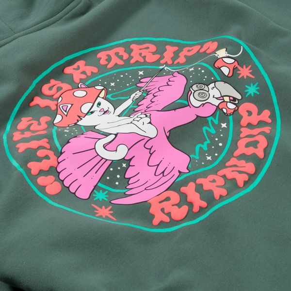 Худі Ripndip TAKE A TRIP HOODIE alpine green RNDFAL24138 фото