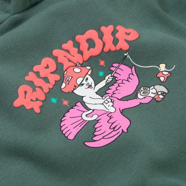 Худі Ripndip TAKE A TRIP HOODIE alpine green RNDFAL24138 фото