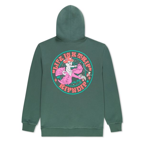 Худі Ripndip TAKE A TRIP HOODIE alpine green RNDFAL24138 фото