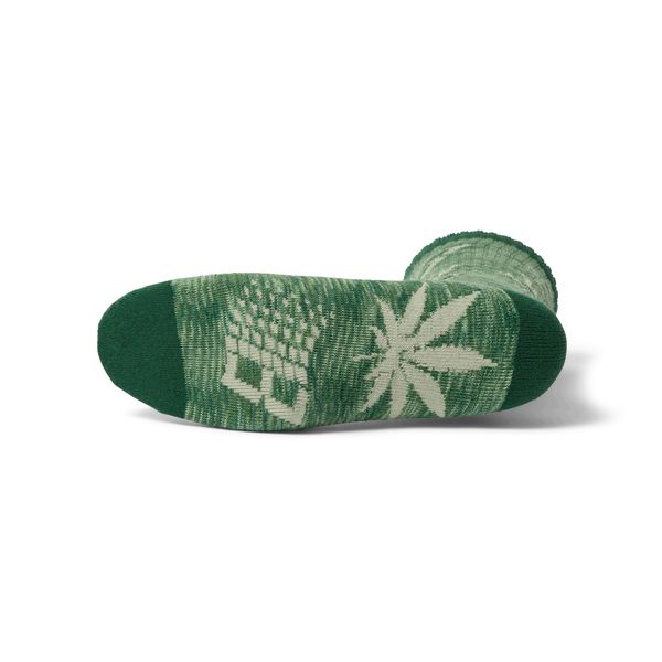 Шкарпетки HUF X BRONZE PLANTLIFE MARLED SOCK green sk00900-green фото