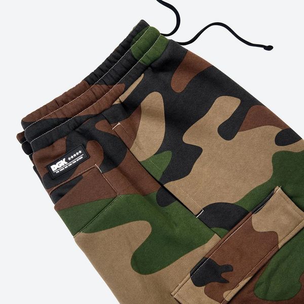 Штани DGK O.G.S. FLEECE CARGO PANTS woodland camo cpf-1065-005 фото