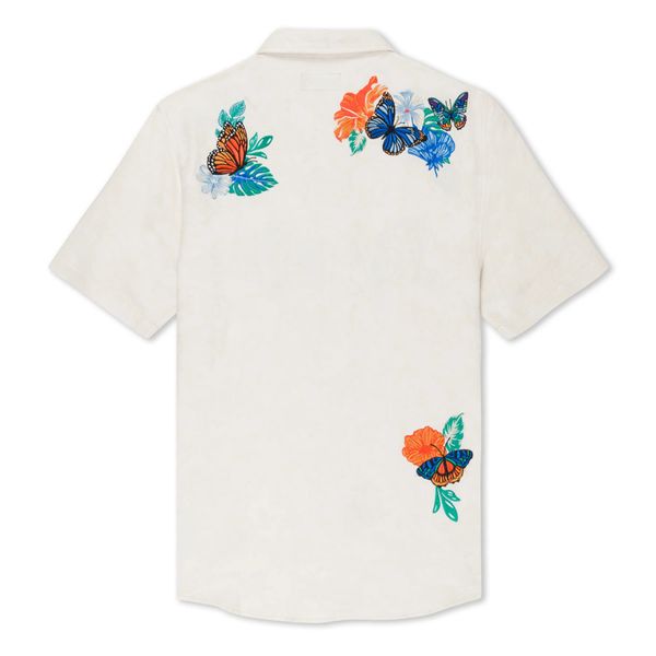 Сорочка Ripndip LOS RIPNDIP CROCHET BUTTON UP Off White RNDSUM24104 фото