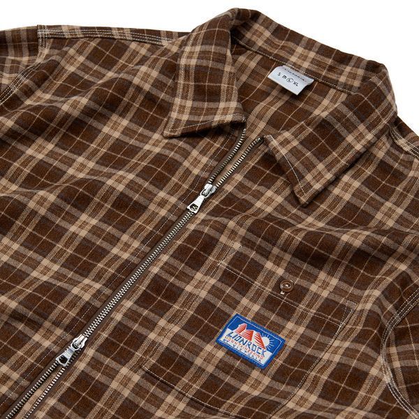 Сорочка Victoria Hk PLAID ZIP SHIRT brown 2622006-BROW фото
