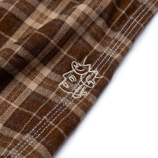 Сорочка Victoria Hk PLAID ZIP SHIRT brown 2622006-BROW фото