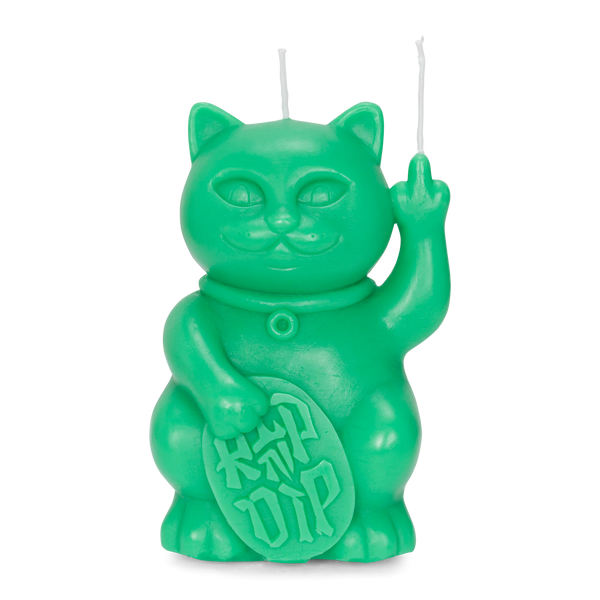 Свічка RipNDip LUCKY NERMAL CANDLE green RNDFALL26202 фото