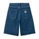 Шорти жіночі Carhartt WIP W BRANDON SHORT blue stone washed I037021.0106 фото 2