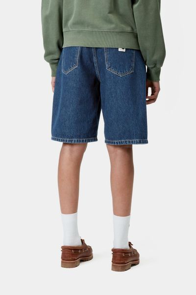 Шорти жіночі Carhartt WIP W BRANDON SHORT blue stone washed I037021.0106 фото
