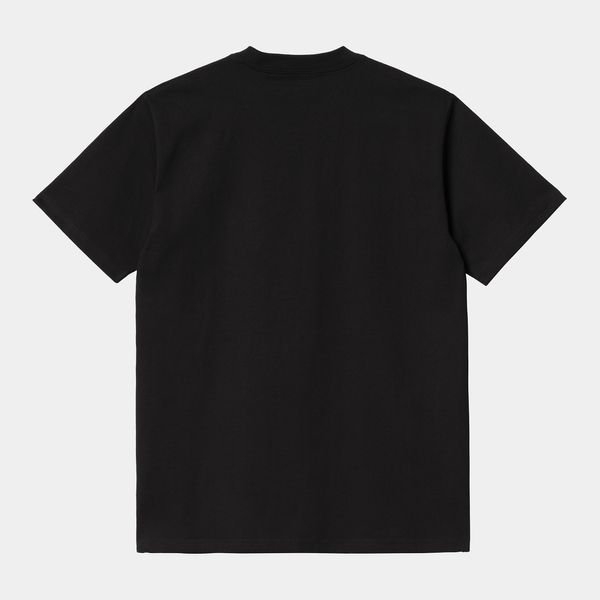 Футболка Carhartt S/S University Script T-Shirt Black / White I0289911 фото