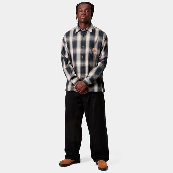 Штани Carhartt WIP BRADY DOUBLE KNEE CHINO PANT black rinsed I036093.8902 фото