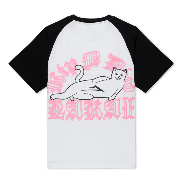 Футболка LAKAI RAGLAN TEE white/black ATEES26Q1-001-WHTBK фото