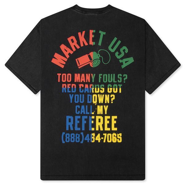 Футболка Market SMILEY FOUL PLAY T-SHIRT black 26Q2-SS0677-00007 фото