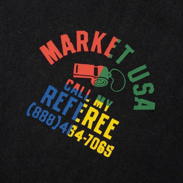 Футболка Market SMILEY FOUL PLAY T-SHIRT black 26Q2-SS0677-00007 фото