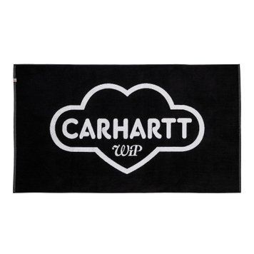 Рушник Carhartt WIP CLOUD HEART TOWEL black / white I036362.0D2XX фото