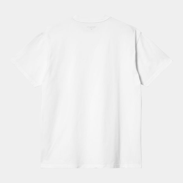 Футболка Carhartt S/S Pocket Heart T-Shirt White I032128 фото
