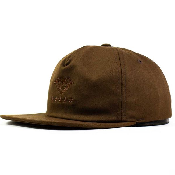 Кепка Diamond 5 STAR SNAPBACK BROWN D23DMHA014-BRN фото