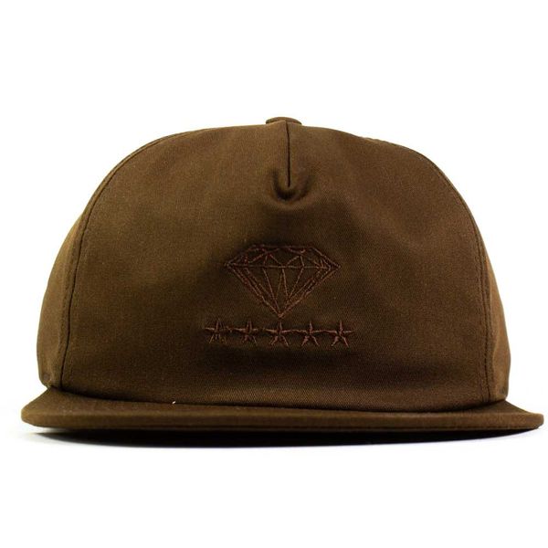 Кепка Diamond 5 STAR SNAPBACK BROWN D23DMHA014-BRN фото