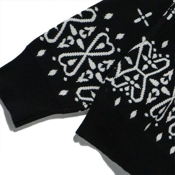 Реглан Cookman KNITTED CARDIGAN bandanna cross black 231-53531-19 фото