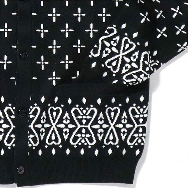 Реглан Cookman KNITTED CARDIGAN bandanna cross black 231-53531-19 фото