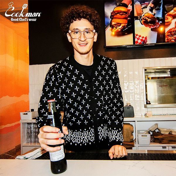 Реглан Cookman KNITTED CARDIGAN bandanna cross black 231-53531-19 фото