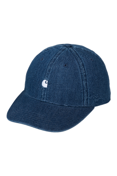 Кепка Carhartt WIP LUCAS CAP blue stone washed I036364.0106 фото