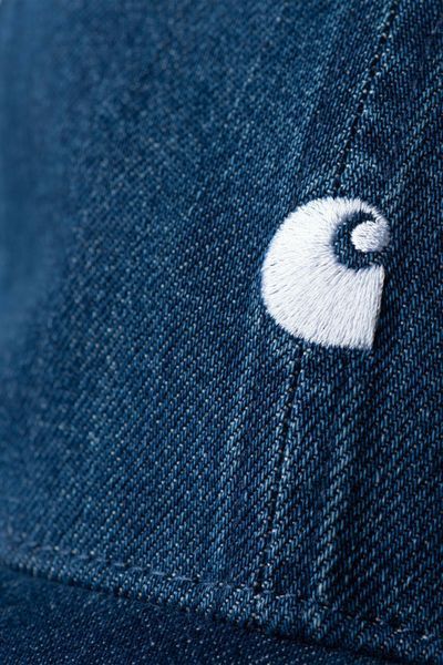 Кепка Carhartt WIP LUCAS CAP blue stone washed I036364.0106 фото