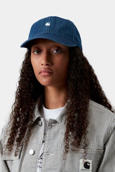 Кепка Carhartt WIP LUCAS CAP blue stone washed I036364.0106 фото