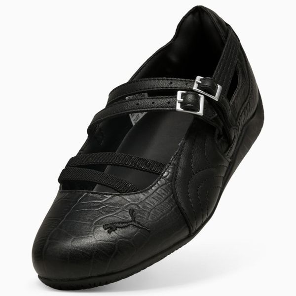 Балетки Puma SPEEDCAT BALLET CROC Black-Cool Dark Gray 405327-01 фото