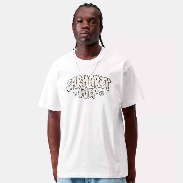 Футболка Carhartt WIP S/S CLOUD SCRIPT T-SHIRT White I036200.02XX фото