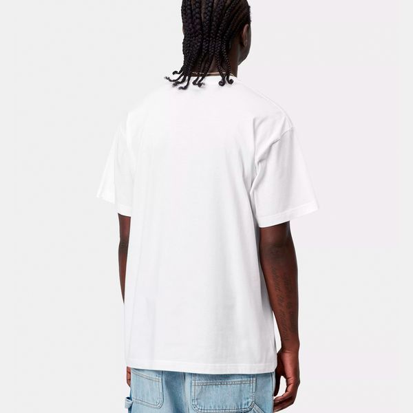 Футболка Carhartt WIP S/S CLOUD SCRIPT T-SHIRT White I036200.02XX фото