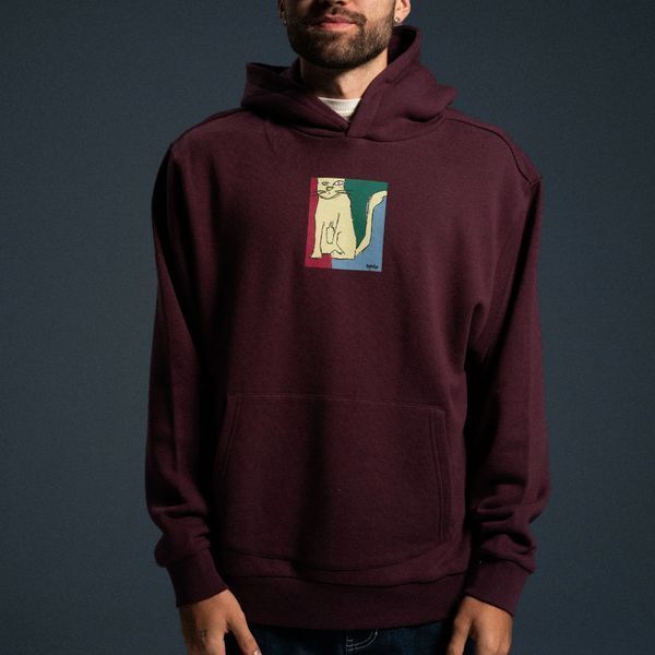 Худі Ripndip NERMHOL HOODIE dark plum RNDFALL26121 фото