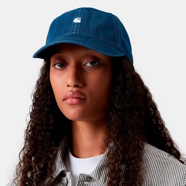 Кепка Carhartt WIP LUCAS CAP blue stone washed I036364.0106 фото