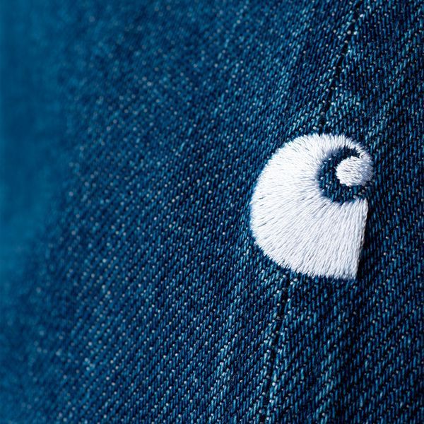 Кепка Carhartt WIP LUCAS CAP blue stone washed I036364.0106 фото