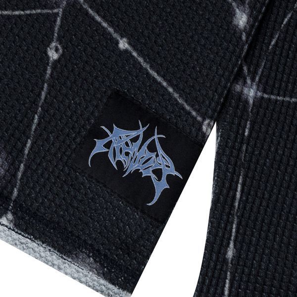 Лонгслів Ripndip REDEMPTION WAFFLE KNIT LONG SL Black RNDSUM26102 фото