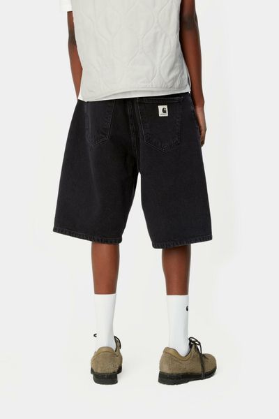 Шорти жіночі Carhartt WIP W BRANDON SHORT black stone washed I037021.8906 фото