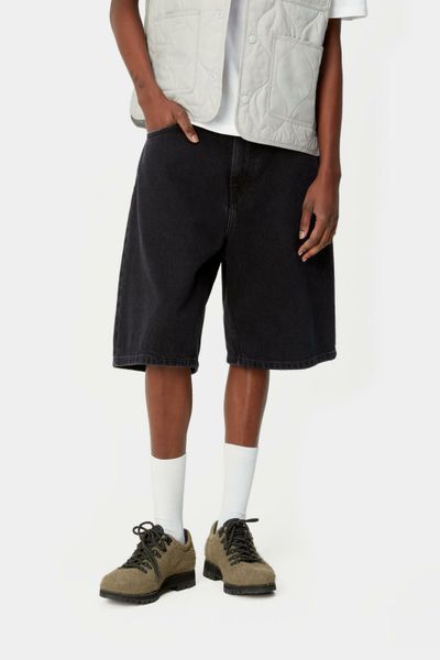 Шорти жіночі Carhartt WIP W BRANDON SHORT black stone washed I037021.8906 фото