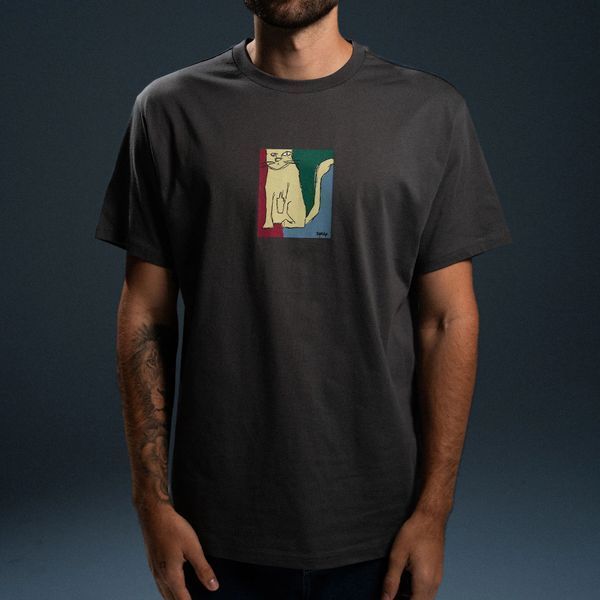 Футболка Ripndip NERMHOL TEE charcoal RNDFALL26150 фото