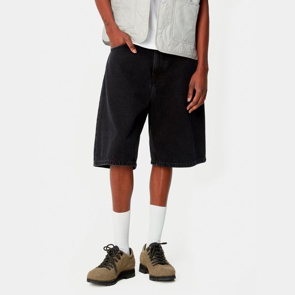 Шорти жіночі Carhartt WIP W BRANDON SHORT black stone washed I037021.8906 фото