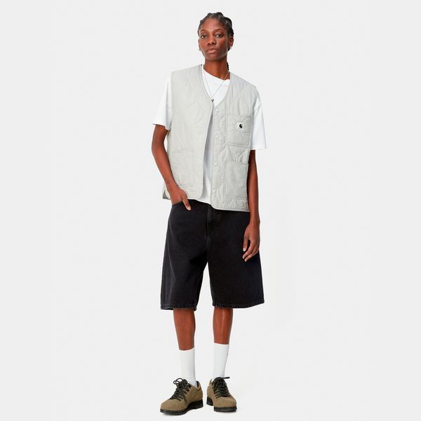 Шорти жіночі Carhartt WIP W BRANDON SHORT black stone washed I037021.8906 фото