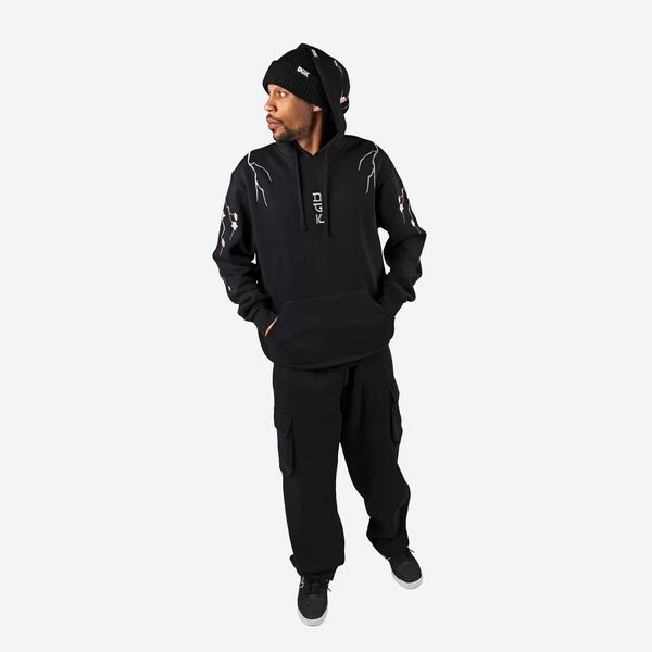 Штани DGK O.G.S. FLEECE CARGO PANTS black cpf-1066-005 фото