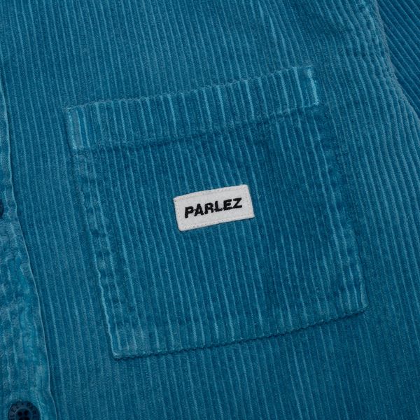 Сорочка Parlez TRACK CORD SHIRT dusty blue PARSS24015 фото