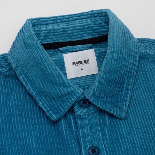 Сорочка Parlez TRACK CORD SHIRT dusty blue PARSS24015 фото